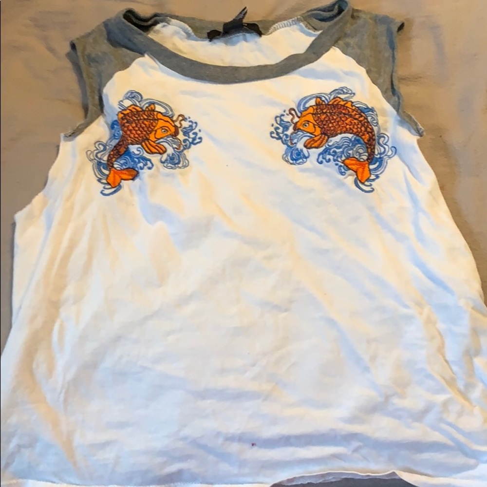 Fish crop top
